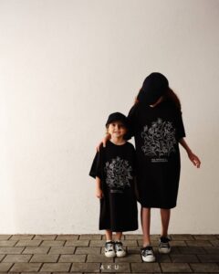 تصویر اول تونیک طرح گلستان مشکی