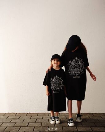 تصویر اول تونیک طرح گلستان مشکی