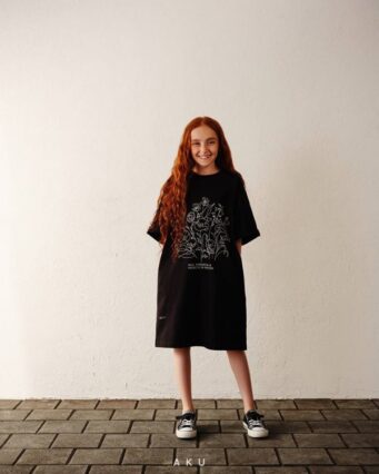 تصویر دوم تونیک طرح گلستان مشکی