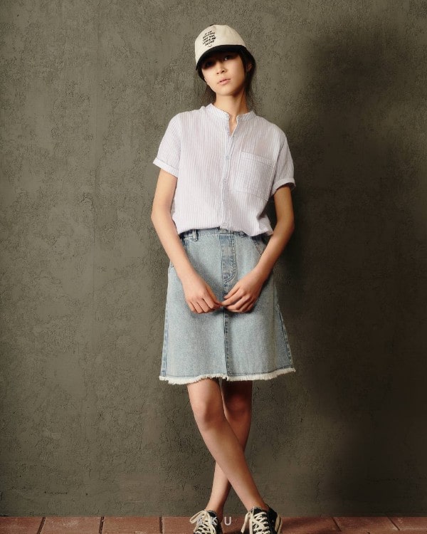 شومیز از مدل لباس مجلسی دخترانه با دامن