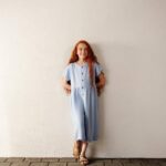 سرهمی لینن دخترانه AKU