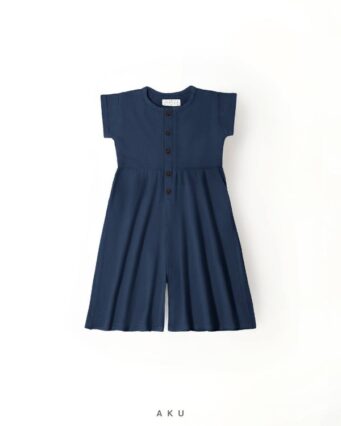 سرهمی لینن دخترانه AKU سرمه ای