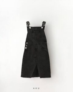 بیلر دامنی جین AKU دخترانه زغالی