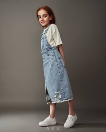 گالری اول استایل بیلر دامنی جین AKU دخترانه