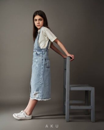 گالری دوم استایل بیلر دامنی جین AKU دخترانه