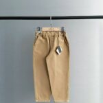 شلوار کتان راسته AKU پسرانه قهوه ای