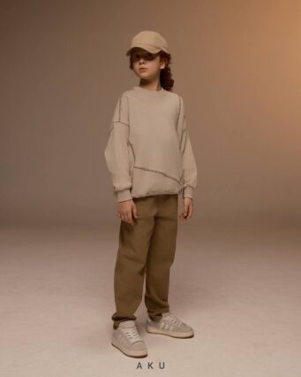 عکس اول شلوار کتان راسته AKU پسرانه سفید