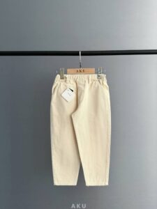 شلوار کتان راسته AKU پسرانه سفید
