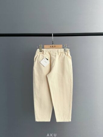 شلوار کتان راسته AKU پسرانه سفید