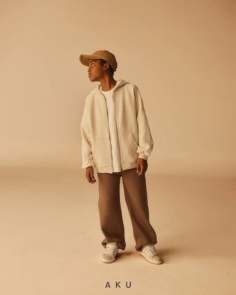 گالری اول استایل سویشرت تک دورس سه نخ AKU، دخترانه پسرانه چند رنگ