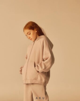 گالری دوم استایل سویشرت تک دورس سه نخ AKU، دخترانه پسرانه چند رنگ