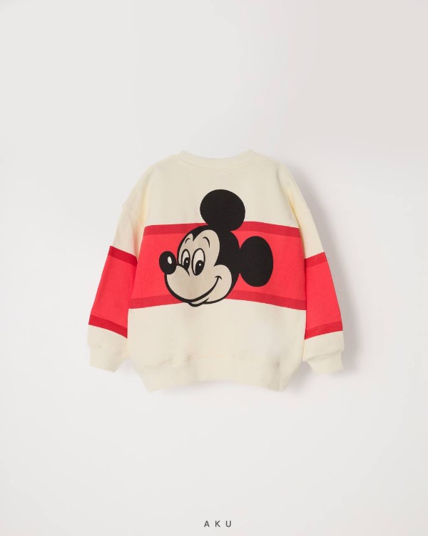 پشت بلوز دورس سه نخ (داخل کرک) میکی موس AKU، دخترانه پسرانه