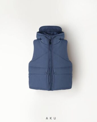 ژیله پافر AKU پارچه شمعی کرکره ای دخترانه پسرانه چند رنگ، آبی