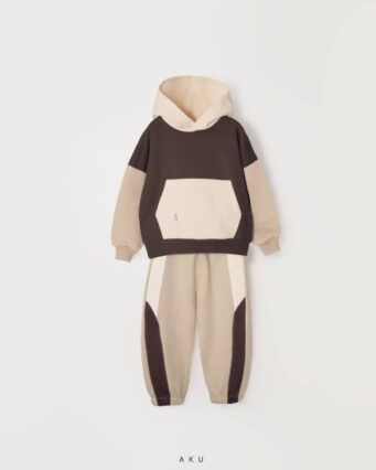 هودی و شلوار AKU دورس سه نخ، قهوه ای تیره