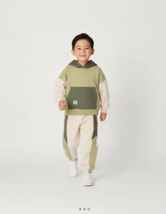 استایل هودی و شلوار AKU دورس سه نخ، سبز