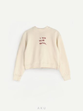 بلوز دورس دخترانه پشت پاپیون AKU سفید