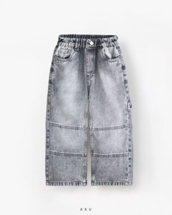 شلوار جین بند دار AKU، نقره ای