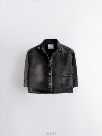 کت جین تک جیب aku زغالی