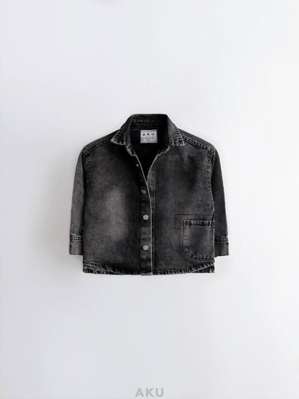 کت جین تک جیب aku زغالی