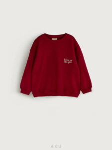 بلوز دورس قرمز AKU طرح follow your own flow